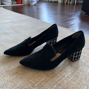 Atwood Suede Low Heel - Brian Atwood Shoes